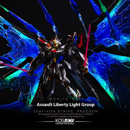 Kosmos 1/100 MGEX Aile Strike Freedom RGB Kit - Multicolor LED Lighting for 1/100 MGEX