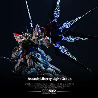 Kosmos 1/100 MGEX Aile Strike Freedom RGB Kit - Multicolor LED Lighting for 1/100 MGEX