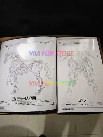 In Stock MOTOR NUCLEAR MNP-XH05 ZHAOYUN Assembling Movable Model Toys Alloy Skeleton Mecha TIANYOUXING LONGDANHUJIANG With Horse