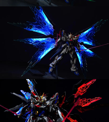 Kosmos 1/100 MGEX Aile Strike Freedom RGB Kit - Multicolor LED Lighting for 1/100 MGEX