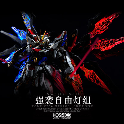Kosmos 1/100 MGEX Aile Strike Freedom RGB Kit - Multicolor LED Lighting for 1/100 MGEX