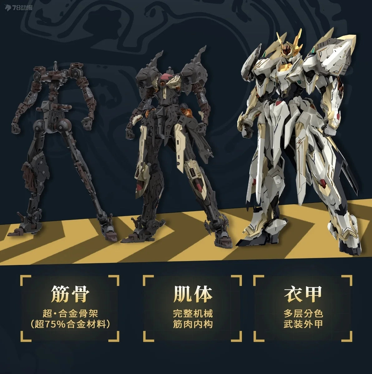 In Stock Yuyitang GS-TOYS YUAN LING HUANG DI Assembling Movability Model Toys Mecha Emp-01 Mc-01 EMPEROR HUANG DI YING LONG